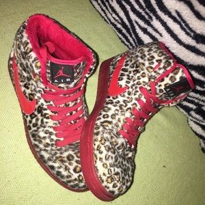cheetah print jordan 1